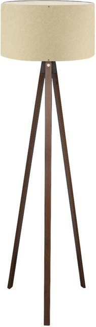Opviq Stehlampe AYD-2935 in Beige mit Holz-Elementen, Skandinavisches Design, E27, B/H/T: 21 x 140 x 21 cm - Bild 1