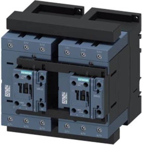 Siemens Wendeschützkombination 3RA2347-8XB30-1AG2, 3 Schließer, 99A, 1000 V/AC, grau - Bild 1