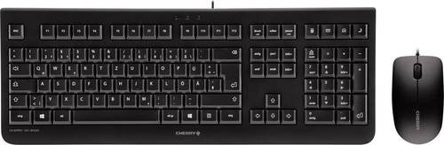 Cherry DC 2000 Tastatur- und Maus-Set USB, QWERTZ Deutsch, Schwarz - Bild 1