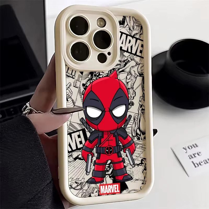 Handyhülle mit Anime Groot und Deadpool für Google Pixel 10 9 8 7 Pro XL 5G, weiche Silikon-TPU Rückseite, Multicolor - Bild 2