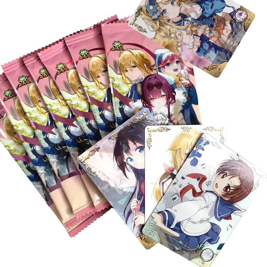 GLJ.CY Goddess Story Wind Flower Snow and Moon the Noble Beauty Anime Comic Game Sammelkarte, Nachfüllpack, 150 Stück - Bild 2
