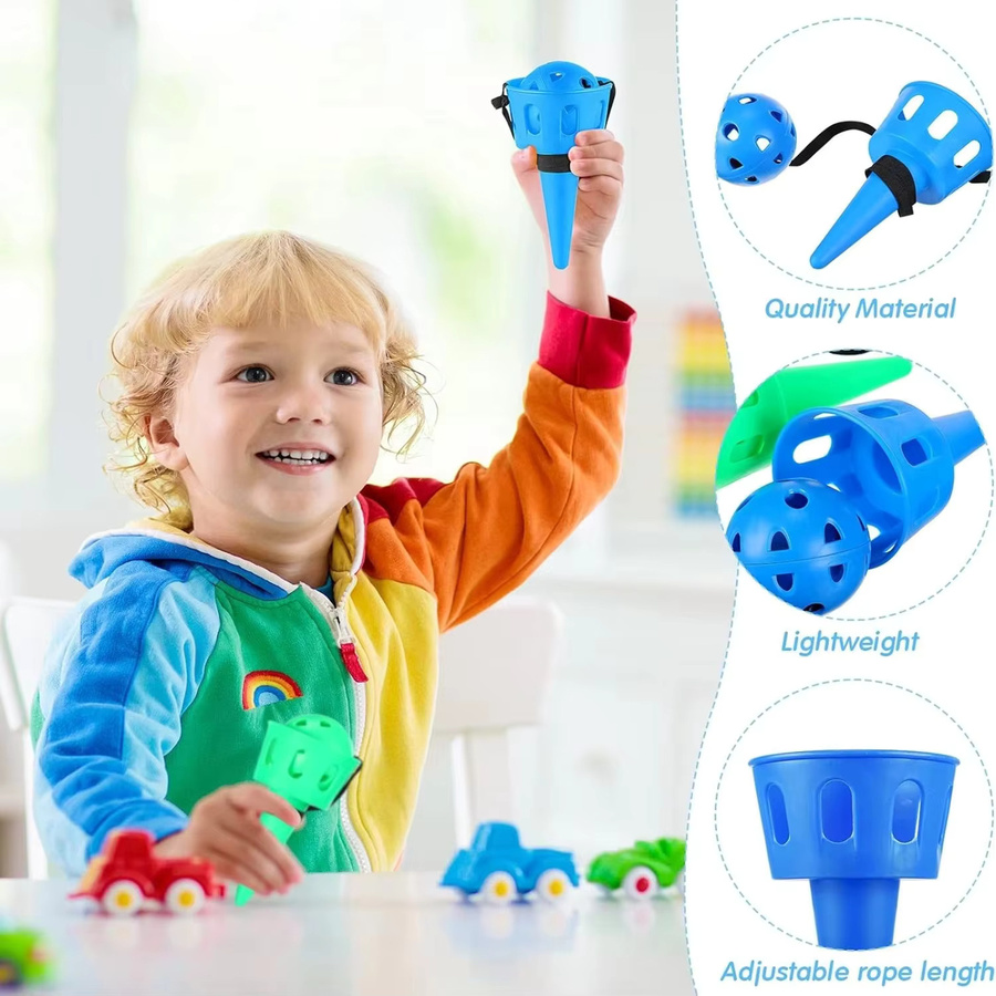 GSF Wurf- und Fangball-Set, Ball und Tasse, 2-teiliges Set, bunt/mehrfarbig - Bild 2