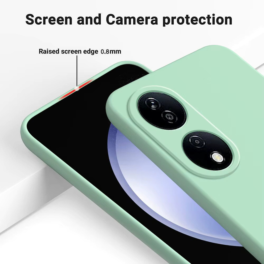 Flexible Silikon TPU Schutzhülle für Honor 90, Honor Smart 70 und Honor 50 Lite in Schwarz und Grün - Bild 2