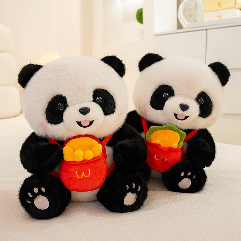 Süßer Mu Cheng Panda Plüschtier Panda Bunt / Mehrfarbig - Bild 2