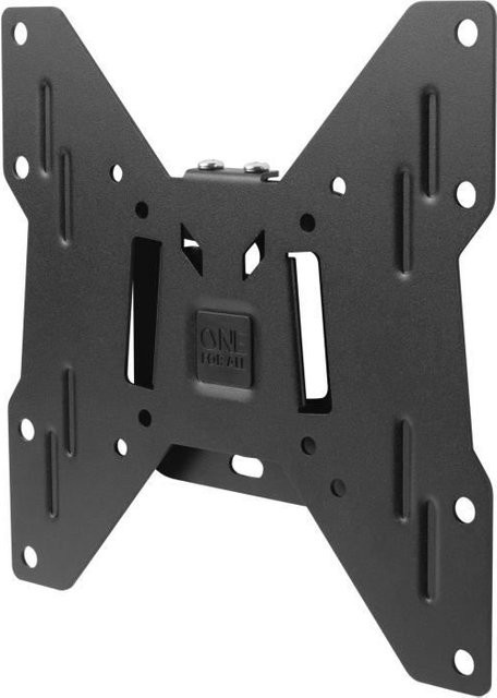 ONE FOR ALL WM2211 Wandhalterung für Fernseher von 33 bis 109 cm, Farbe: Schwarz, VESA: 75 x 75 mm, Festmontage, maximales Gewicht: 50 kg - Bild 1