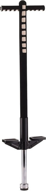 Relaxdays Pogo Stick Edelstahl Schwarz Rutschfest - Bild 1