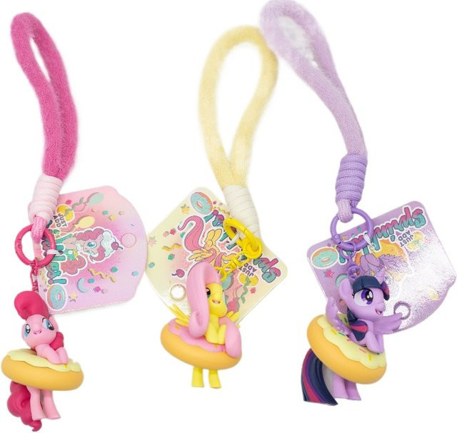 Hasbro My Little Pony Twilight Sparkle Fluttershy Pinkie Pie, Schlüsselanhänger-Charm - Bild 1
