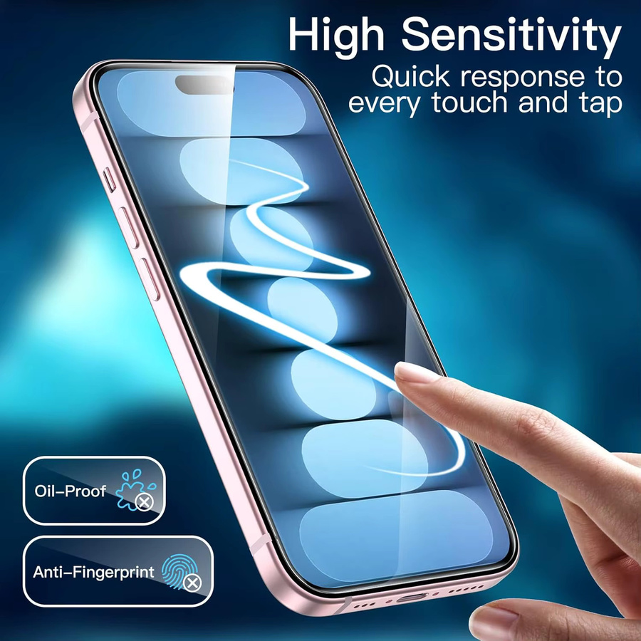 Leeshionz Panzerglas für iPhone 15 in Transparent - Bild 5