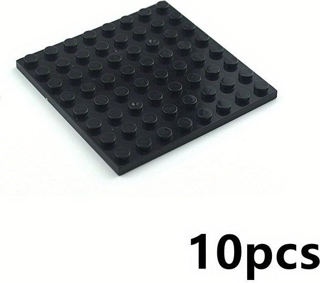 MagicMonkey Bauplatten, 10-teiliges Set, Schwarz - Bild 1