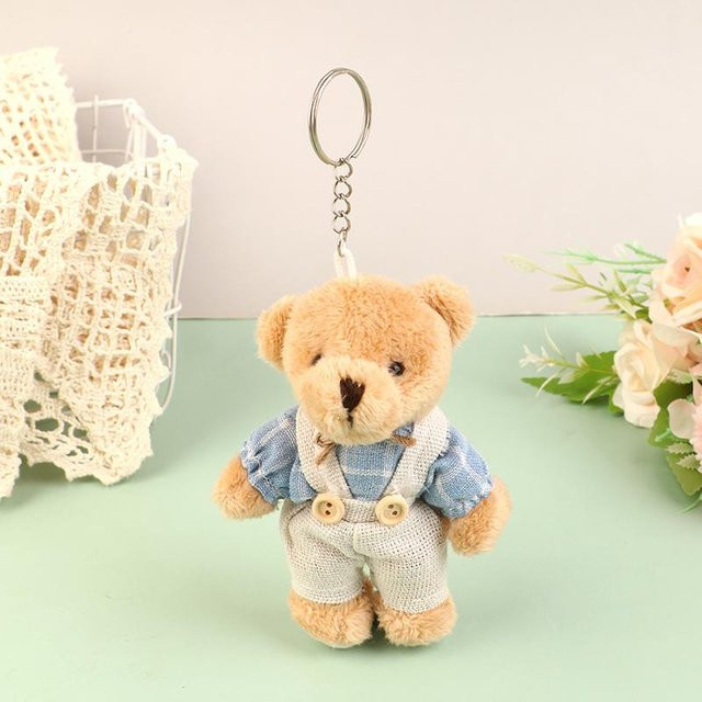 Linyi toy Bär Plüsch Spielzeug, Kaninchen Anhänger, beige - Bild 1
