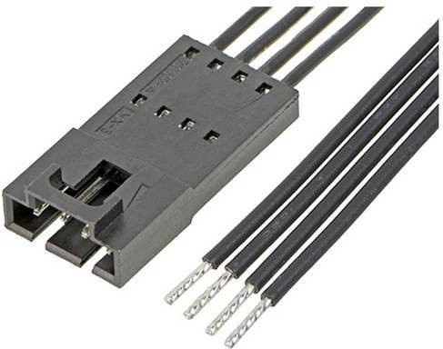 Molex Stiftgehäuse-Kabel 216273-1041 in Schwarz - Bild 1