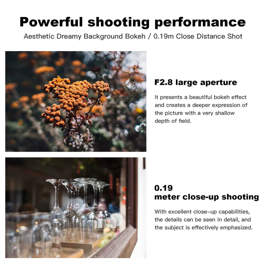Viltrox 20mm f/2.8 Ultra-Weitwinkel Autofokus Vollformat Kameraobjektiv für Sony E-Mount und Nikon Z-Mount in Schwarz - Bild 4