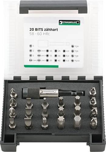 Stahlwille Bit-Set 1204/21-2 in Kunststoffbox, Mehrfarbig - Bild 1