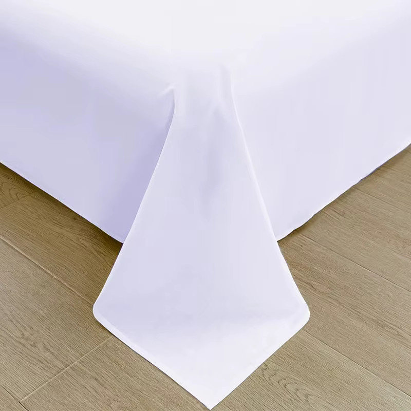 Hochwertiges einfarbiges Bettlaken aus 100 % Baumwolle, Breite: 250 cm, Tiefe: 270 cm - Bild 1