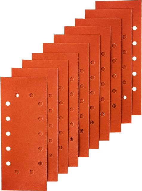 LUX-TOOLS Schleifstreifen Classic für Exzenterschleifer, K40, Gelocht, B: 11,5 cm, L: 28 cm - Bild 1