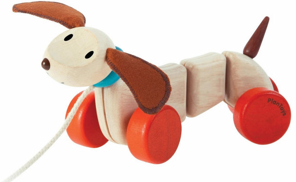 PlanToys Nachziehtier Welpe, ab 1 Jahr - Bild 3