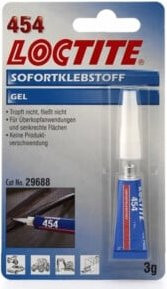 Loctite 454 Sofortkleber transparent 3 g Tube - Bild 1