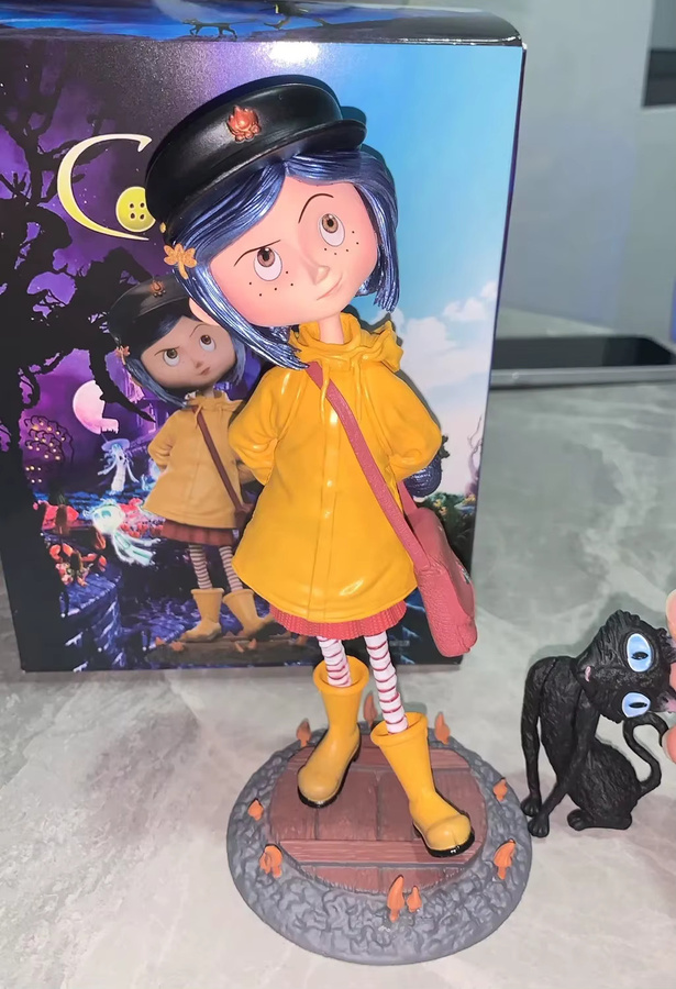Bandai Coraline Wybie Actionfigur, PVC-Statue, 20cm - Bild 3