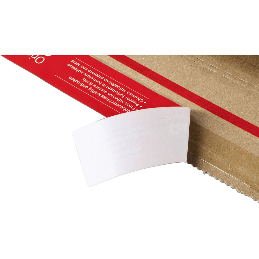 ColomPac Wickelverpackung CP 020 aus Wellpappe mit Selbstklebeverschluss, Braun, B: 27,1 cm, T: 16,5 cm, H: 7,3 cm - Bild 2