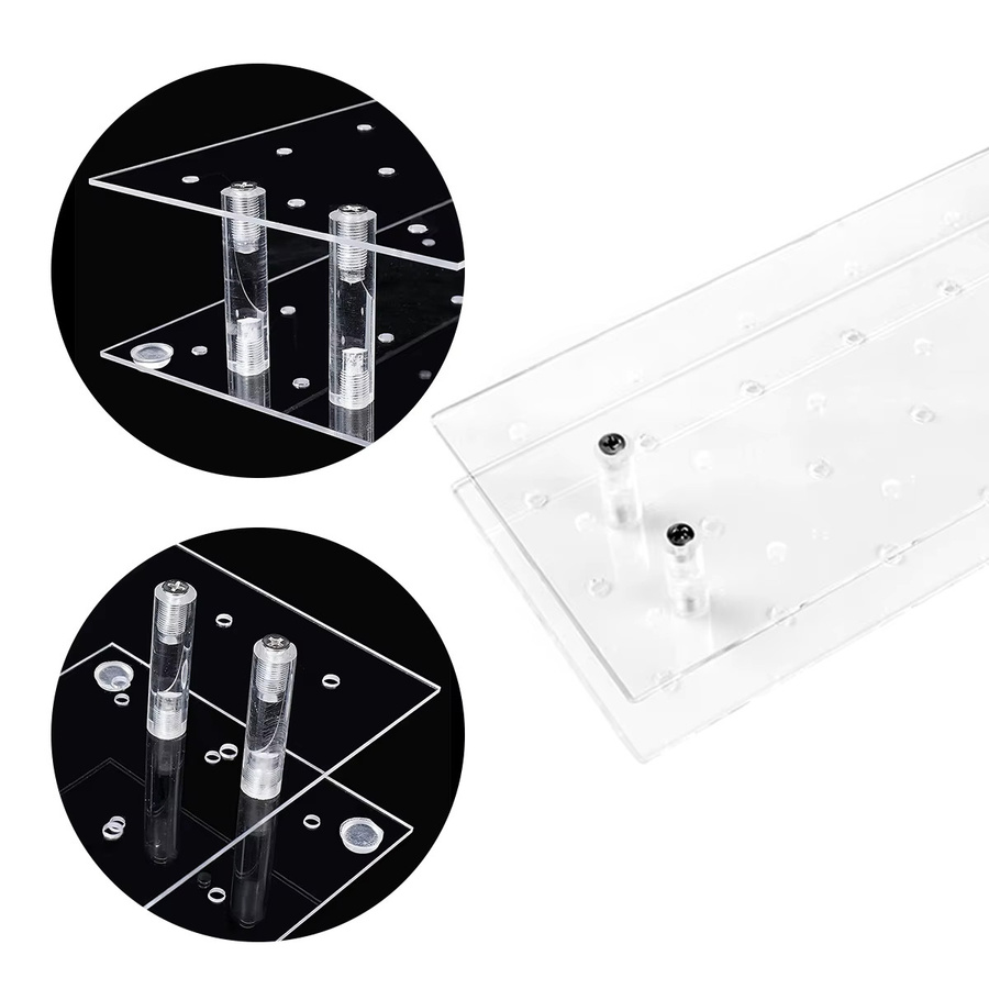 Willstar Lutscher Displayständer aus Acryl mit 42 Löchern in Transparent für Dessert Bars und Hochzeiten - Bild 3
