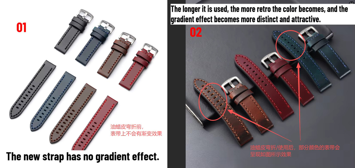 crazyband Uhrenarmband Echtleder, Samsung Watch 8 Classic 46mm, Galaxy Watches Ultra 7 47mm - Bild 2
