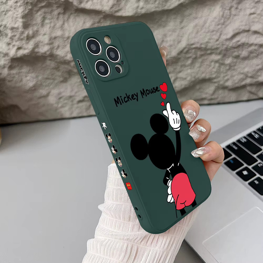Disney Mickey und Minnie Liebes-Handyhülle für Xiaomi Redmi Note 14 13 12 11 Pro Plus 5G sowie K90 K80 Turbo 14C 13C 12C TPU Cover - Bild 2