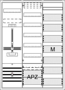 Striebel&John Verteilerkasten AP3Pkt.A371Z1V7M1A2 DA37CD Aufputz in Weiß - Bild 1