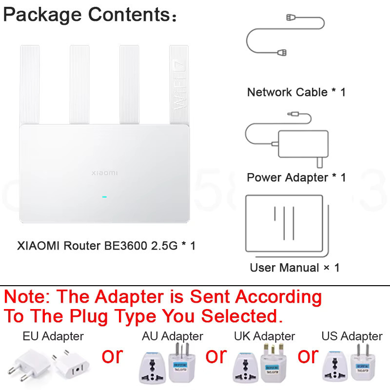 Xiaomi Router BE3600 WiFi 7 mit 2.5G Anschluss in Weiß - Bild 3