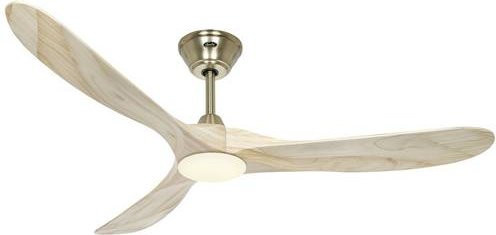 CasaFan ECO GENUINO-L 152 MG-NT Deckenventilator in Messing mit Fernbedienung und Winterbetrieb, Durchmesser: 152 cm, Höhe: 34 cm - Bild 1