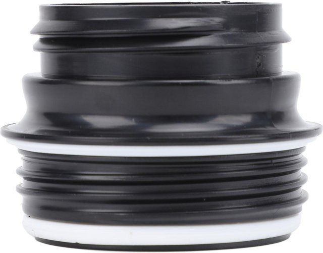 CosyHome Becherdeckeladapter aus Kunststoff für Wasserflaschen und Strohhalme, Weiß und Schwarz - Bild 1