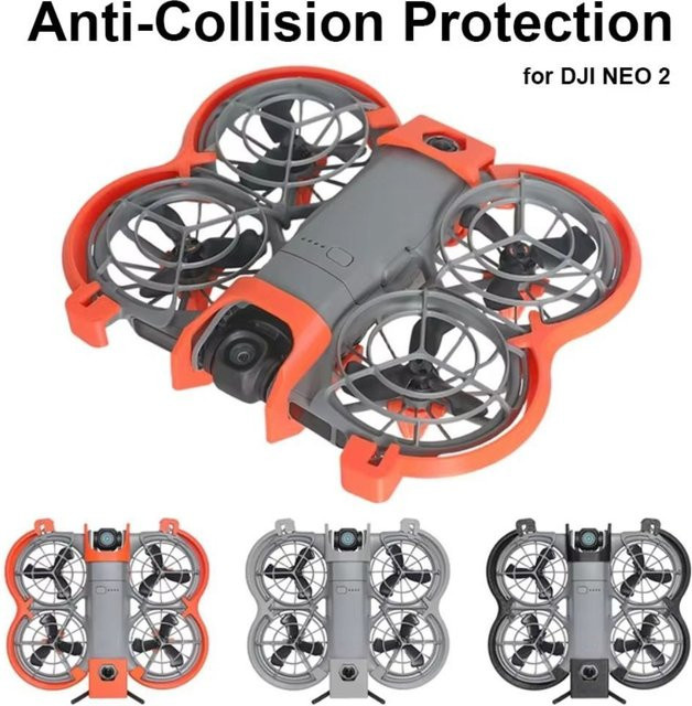 DJI NEO 2 Propellerschutz in Schwarz mit Schnellverschluss und Anti-Kollisions-Funktion - Bild 1