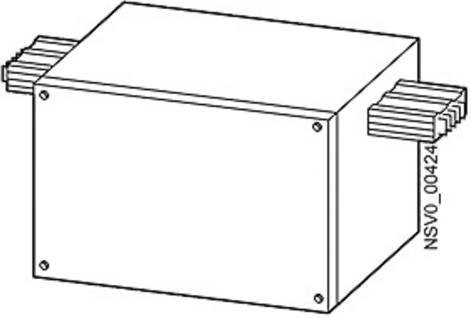Siemens BVP:261997 BD2A-400-ME Einspeisekasten aus Aluminium in Lichtgrau, 5-polig, 400A, 690 V/AC, 240mm² - Bild 1