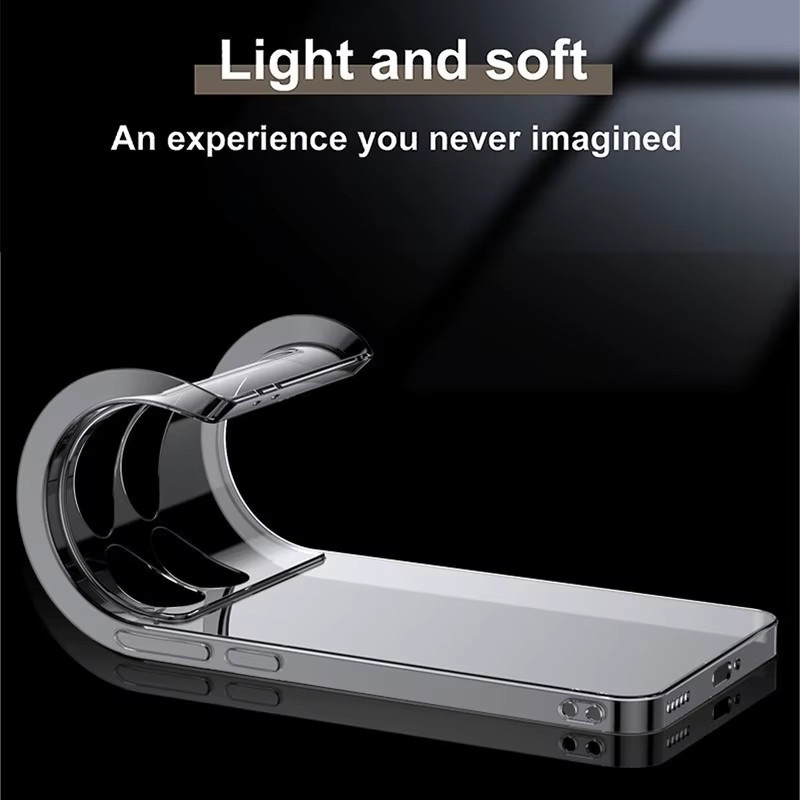 Transparente Silikon Hülle für Xiaomi Redmi Note 12s mit Linsenschutz - Bild 2