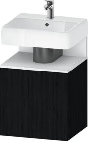 Duravit Waschtischunterschrank Qatego in Weiss und Eiche, B/T/H: 49 x 42 x 64,5 cm - Bild 1