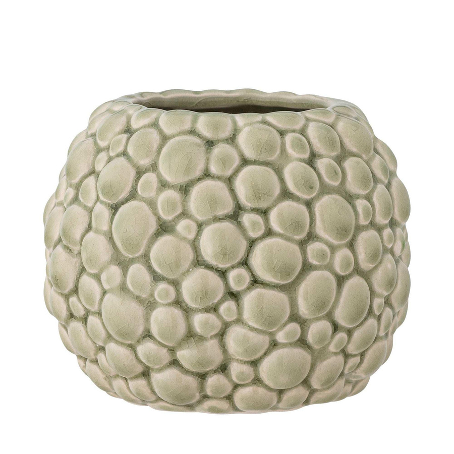Bloomingville Keramik Blumentopf Susannah in Green, Durchmesser: 12 cm - Bild 1