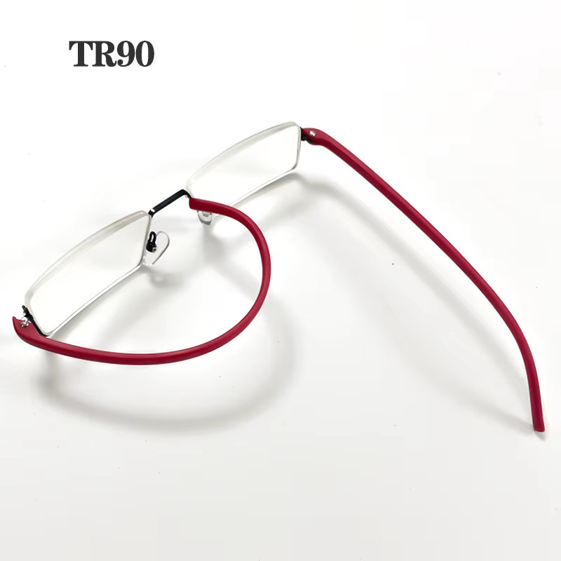 Mai Blume Lesebrille, Halbrahmen, Metall, Rechteckig, Männer, 1,75 - Bild 2