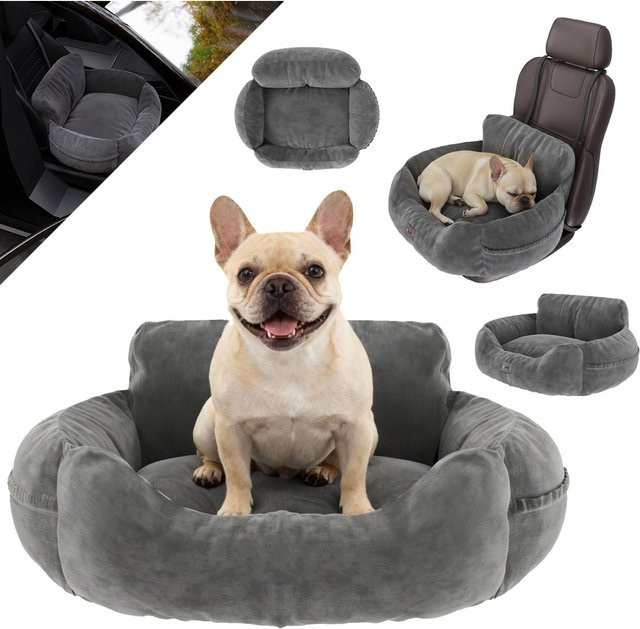 BENNO Hundesitz BUDDY Autositz für Hunde in Anthrazit mit rutschfestem Boden und waschbarem Kissen, B/T/H: 55 x 45 x 30 cm - Bild 1