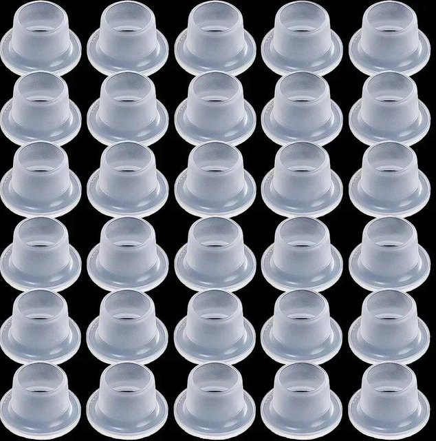 HeyLife 100er Set Silikondichtungen für Wasserhähne und Sanitärstopfen zur Leckagevermeidung in Weiß, Rot, Blau und Transparent - Bild 1