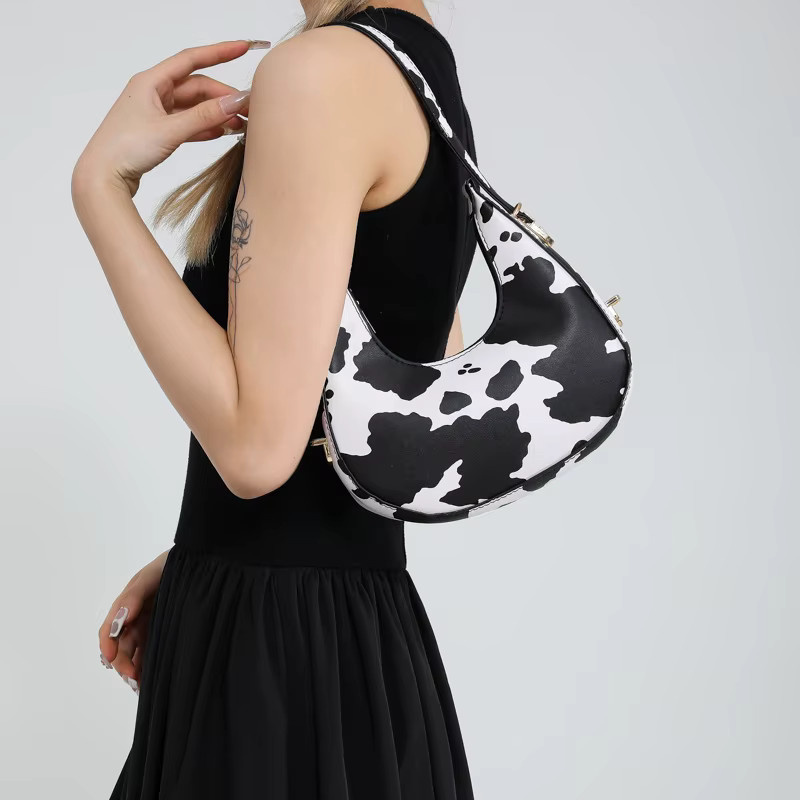 Yogodlns Handtasche, Kuhmuster, Damen - Bild 2