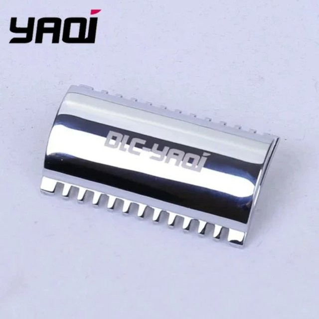 Yaqi Chrome Rasierkopf mit offenem Kamm, Herren, Gesicht - Bild 1