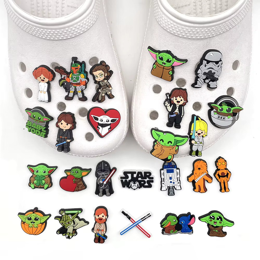 Star Wars Charms, 25 Stück/Set, Anime, PVC - Bild 2