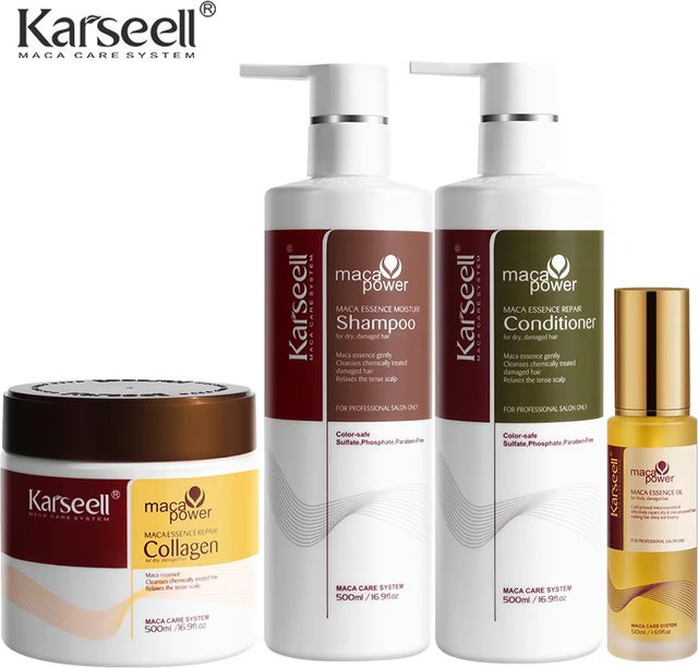 Karseell Collagen Argan Haaröl, Shampoo und Conditioner, Trockenes Haar - Bild 1