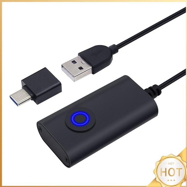 ALLOET 2-in-1 USB Typ-C Mausbeweger mit Ein/Aus-Schalter, Mausbewegungssimulator in Schwarz - Bild 1