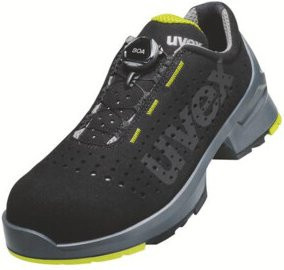 Uvex Halbschuhe S1 in Schwarz Gelb Größe 45 Weite 11 - Bild 1