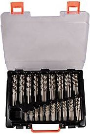 Projahn Spiralbohrer-Set ECO HSS-G aus Stahl, 170-teilig, Ø 1-10 mm in 0,5 mm Schritten, im Kunststoff-Magazin, Multicolor - Bild 1