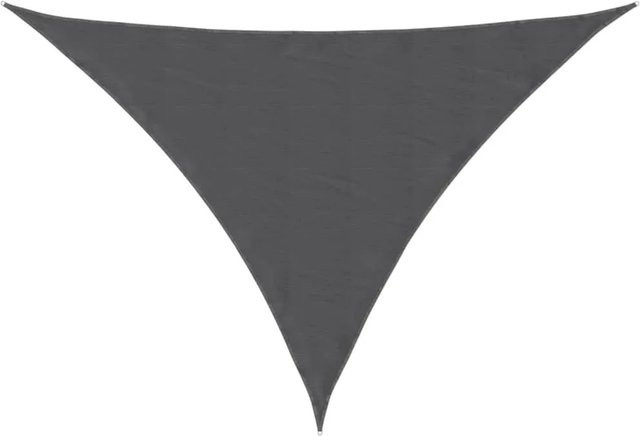 vidaXL Sonnensegel aus Oxford-Gewebe, dreieckig, Anthrazit, B/T/H: 4 x 4 x 5,8 m - Bild 1