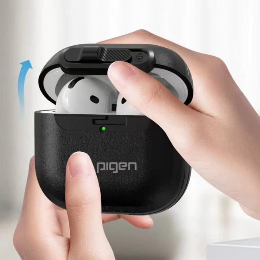 Spigen Schutzhülle für AirPods 4, 3, Pro 2 und Galaxy Buds 3, Buds 3 Pro aus TPU in Schwarz oder Blau - Bild 3