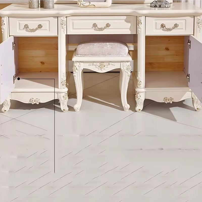 DUTRIEUX Schminktisch aus Holz in Weiß im skandinavischen Design für das Schlafzimmer - Bild 4