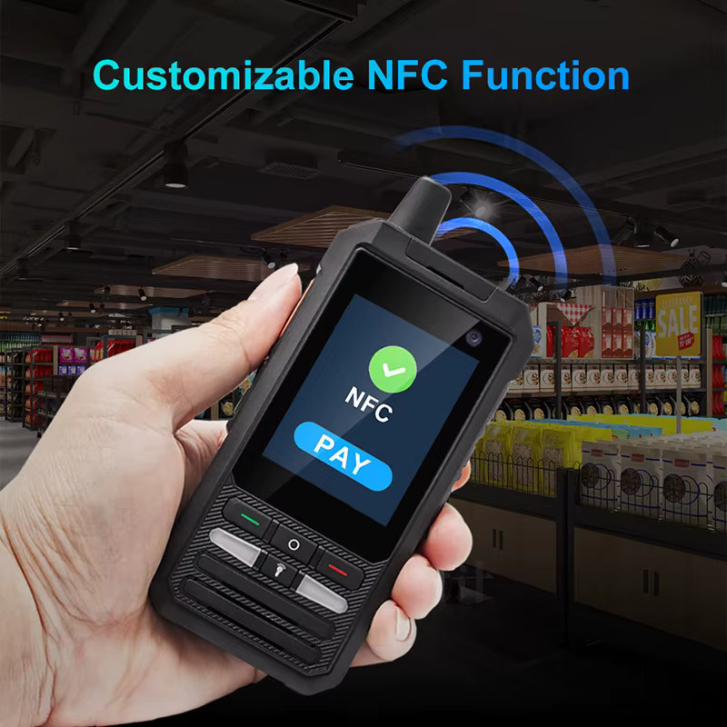 UNIWA F80S Smart Walkie Talkie Smartphone mit Android 10, Zello PoC Radio, 1 GB RAM, 8 GB ROM, Dual SIM und 4000 mAh Akku in Schwarz - Bild 4