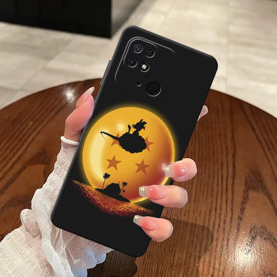 Schwarze weiche Handyhülle im Cartoon Dragon Ball Design für Xiaomi Redmi Modelle - Bild 3